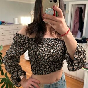 Floral Crop Top